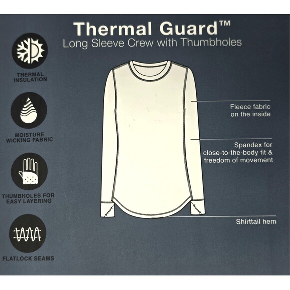 Cuddl Duds ClimateRight Aerowarm Thermal Guard Base Layer Top & Leggings Set XS - Picture 12 of 14